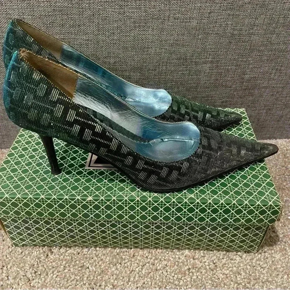 Black Iridescent Heels